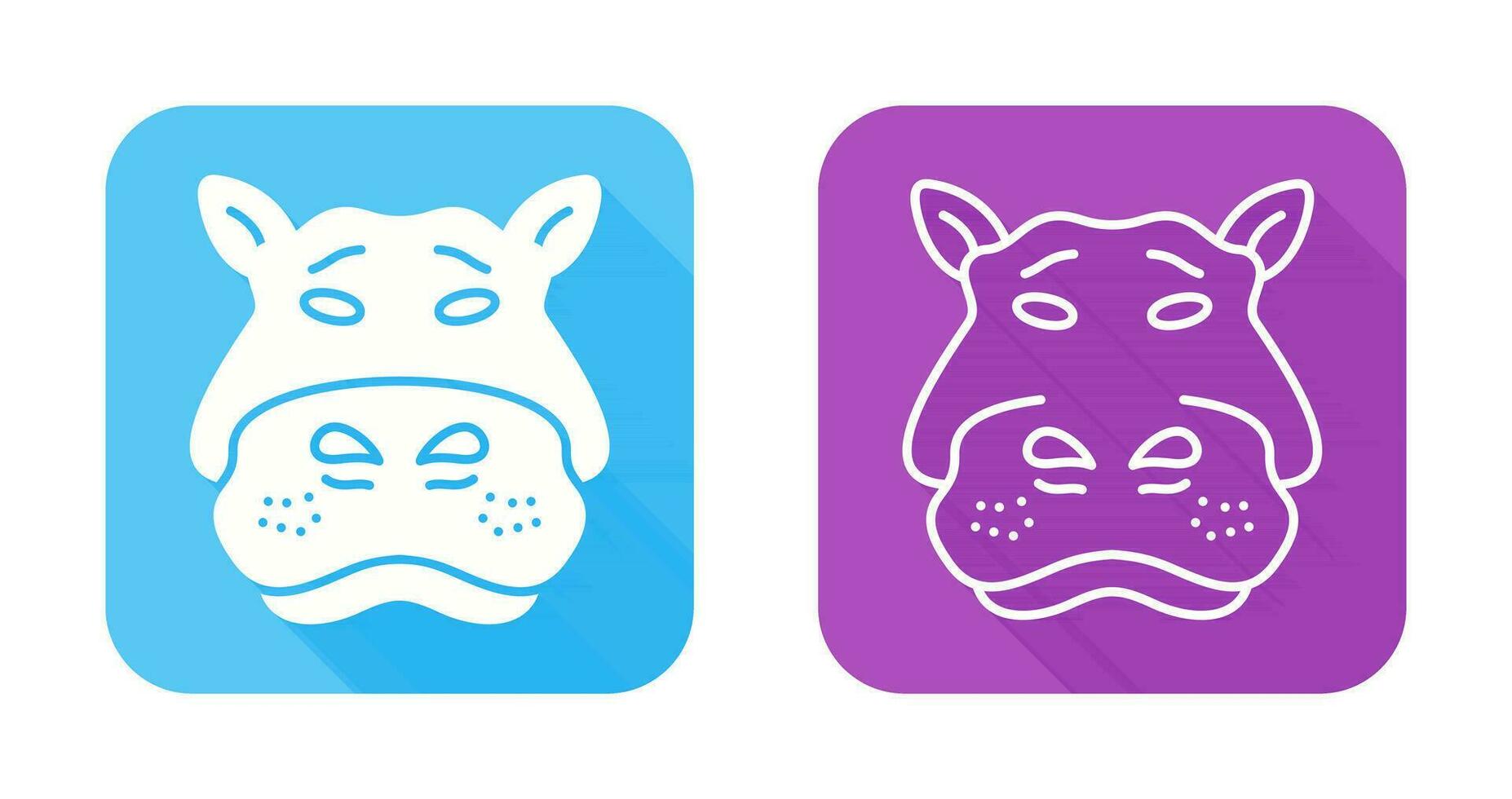 Hippo Vector Icon