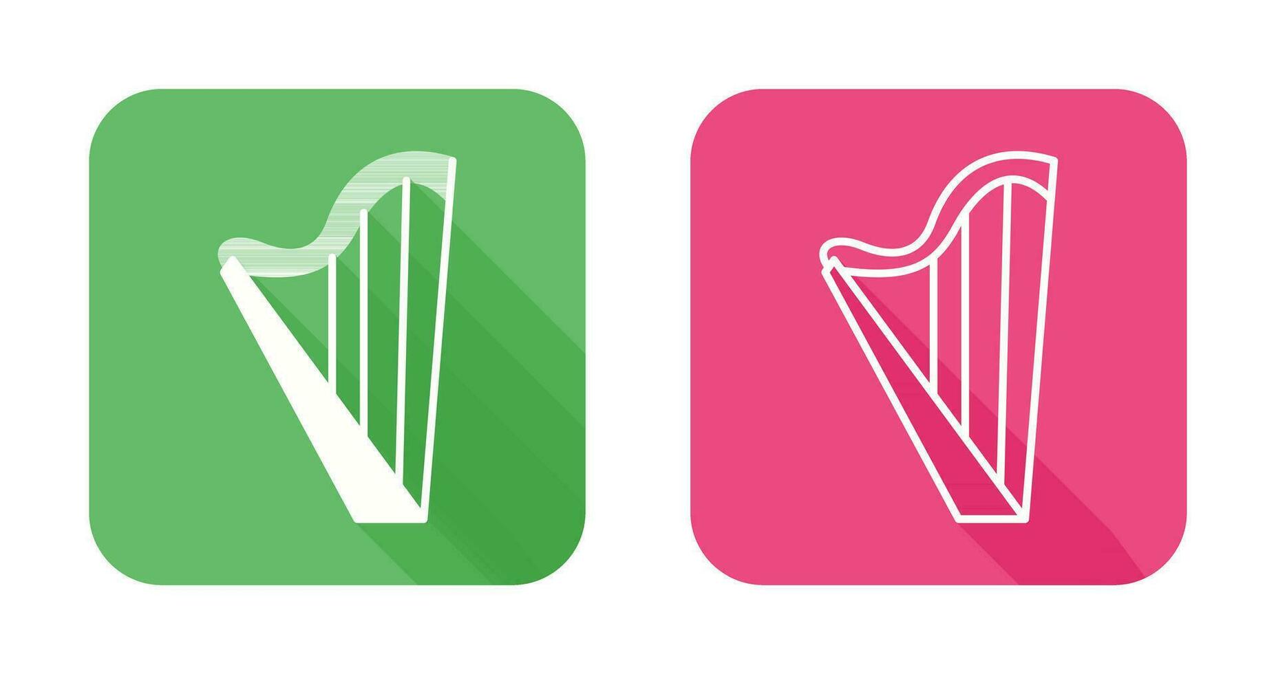 Harp Vector Icon