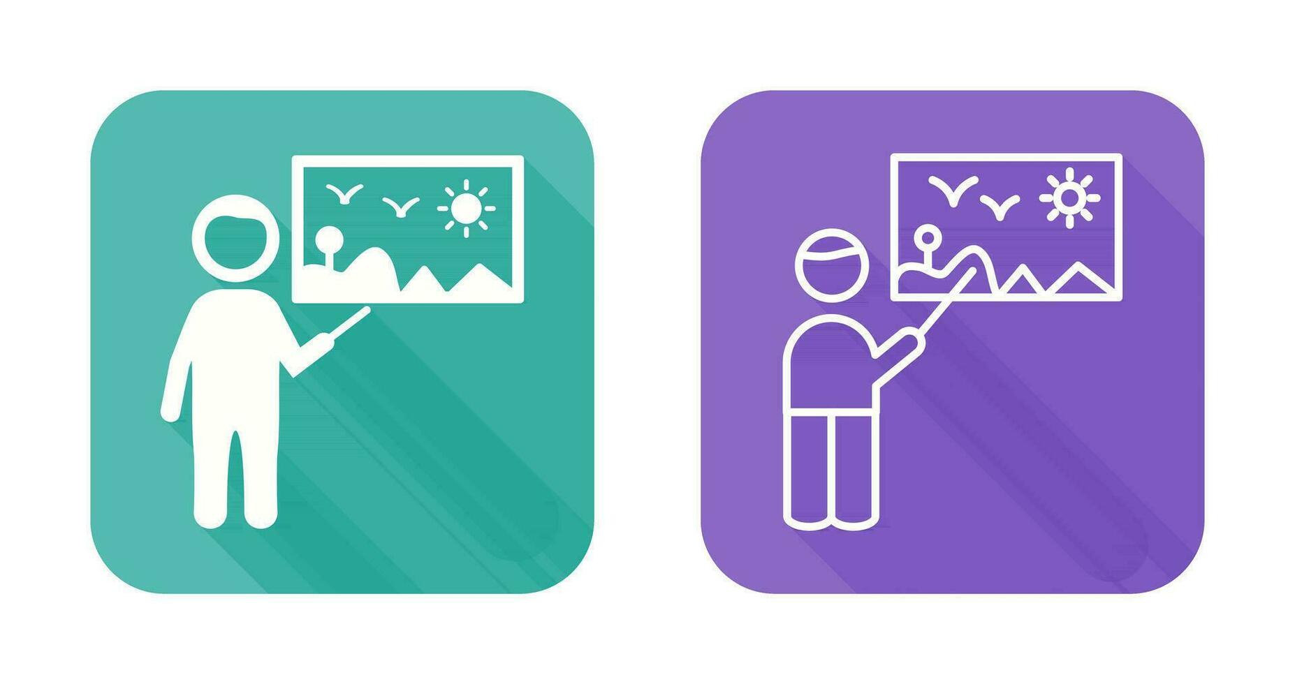 Art Museum Guide Vector Icon
