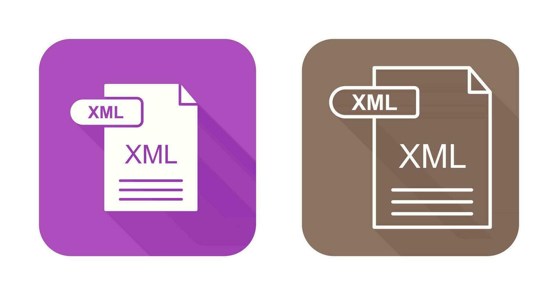 XML Vector Icon