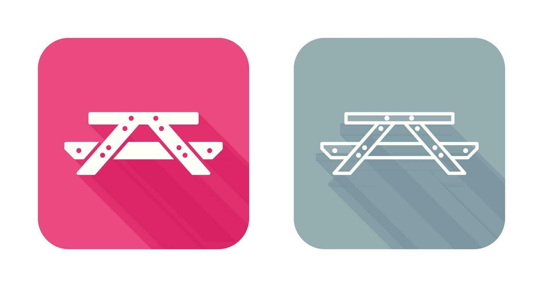 Picnic of Table Vector Icon