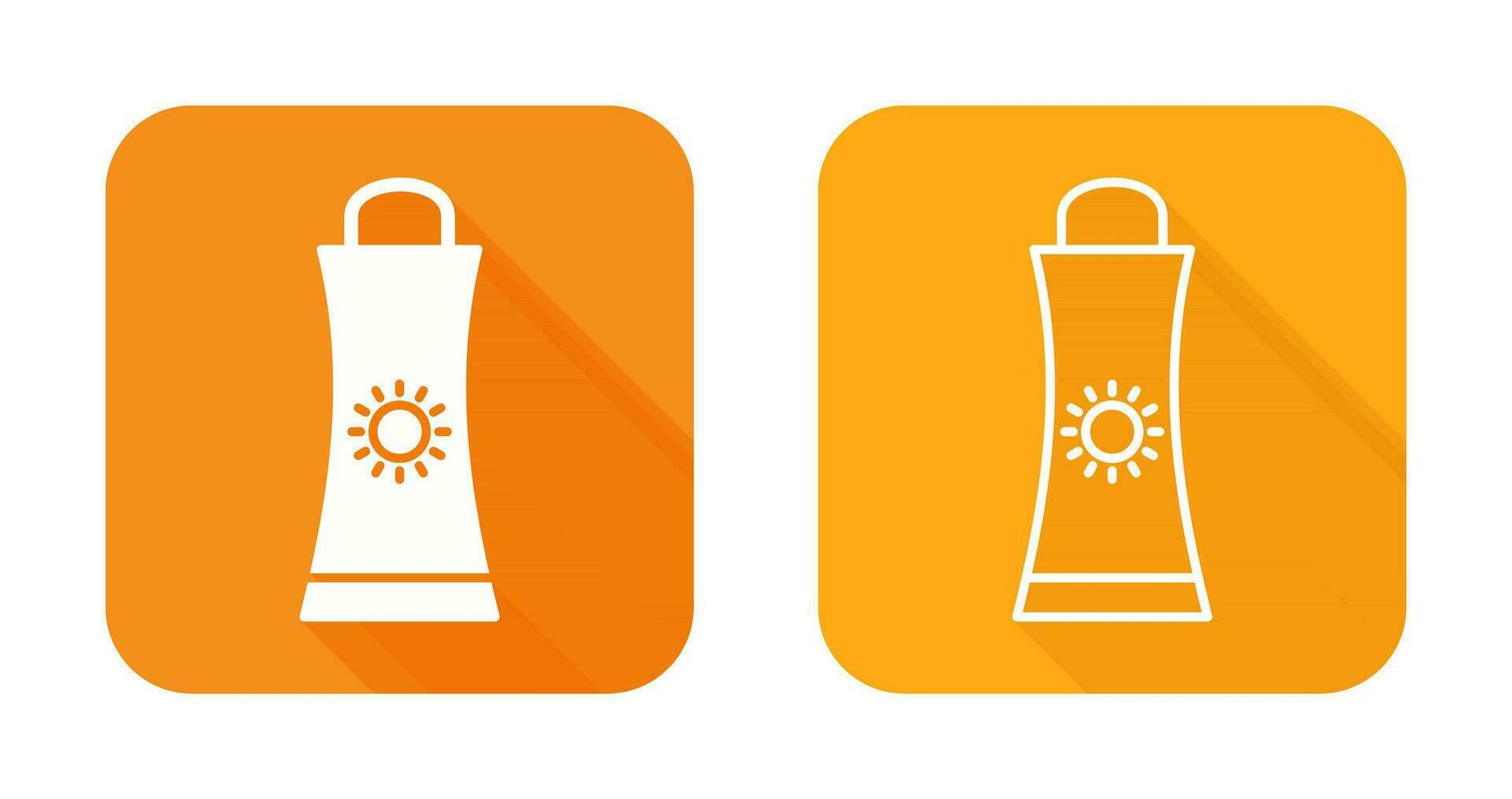 Sunblock Cream Vector Icon