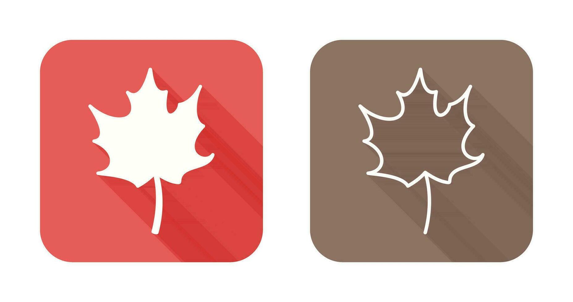 Autumn Leaf Vector Icon