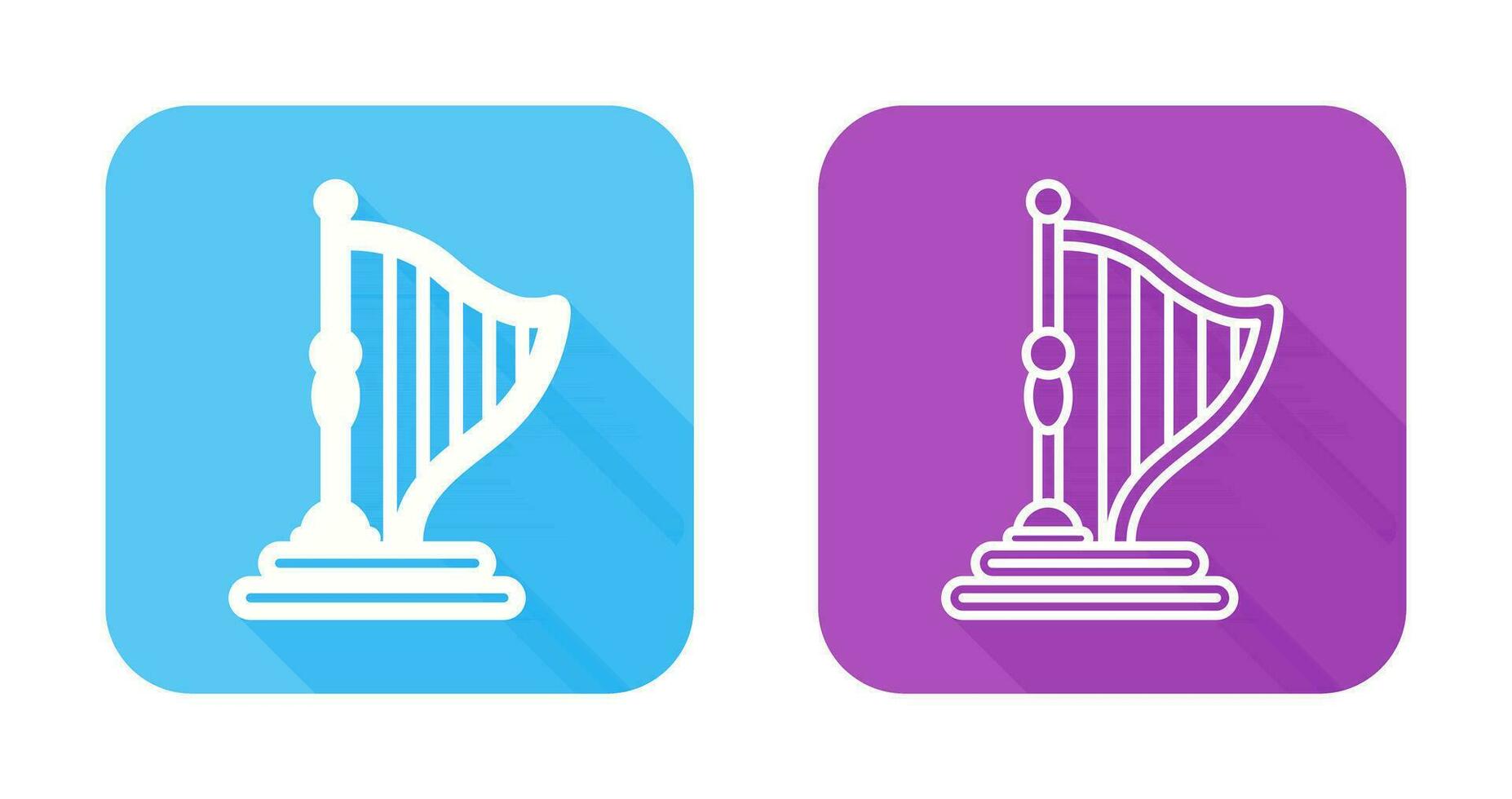 Harp Vector Icon