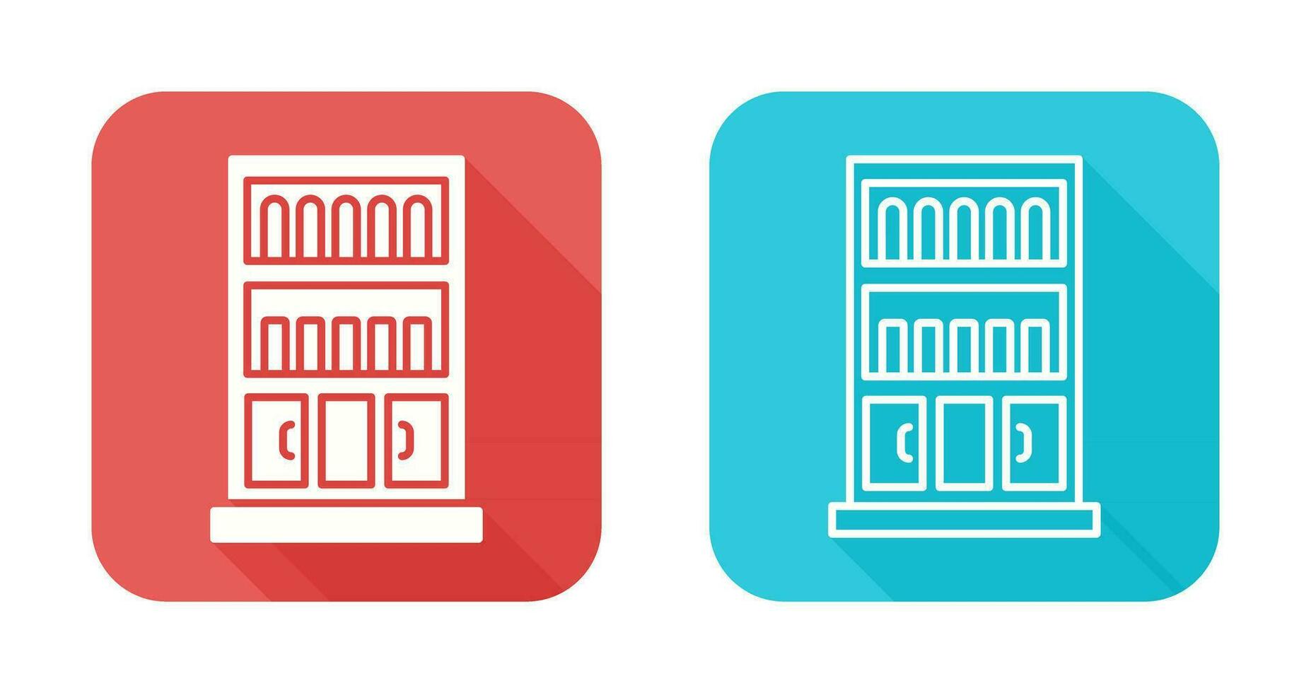 Book Shelf Vector Icon