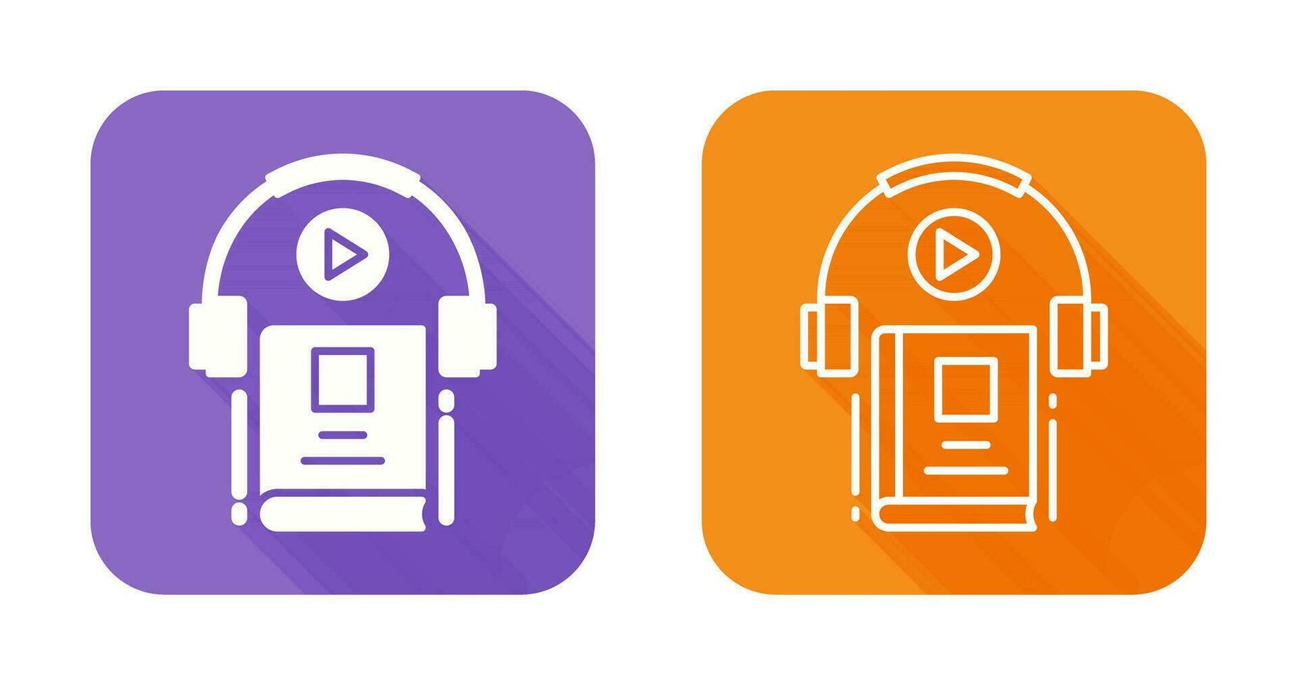 Audio Book Vector Icon