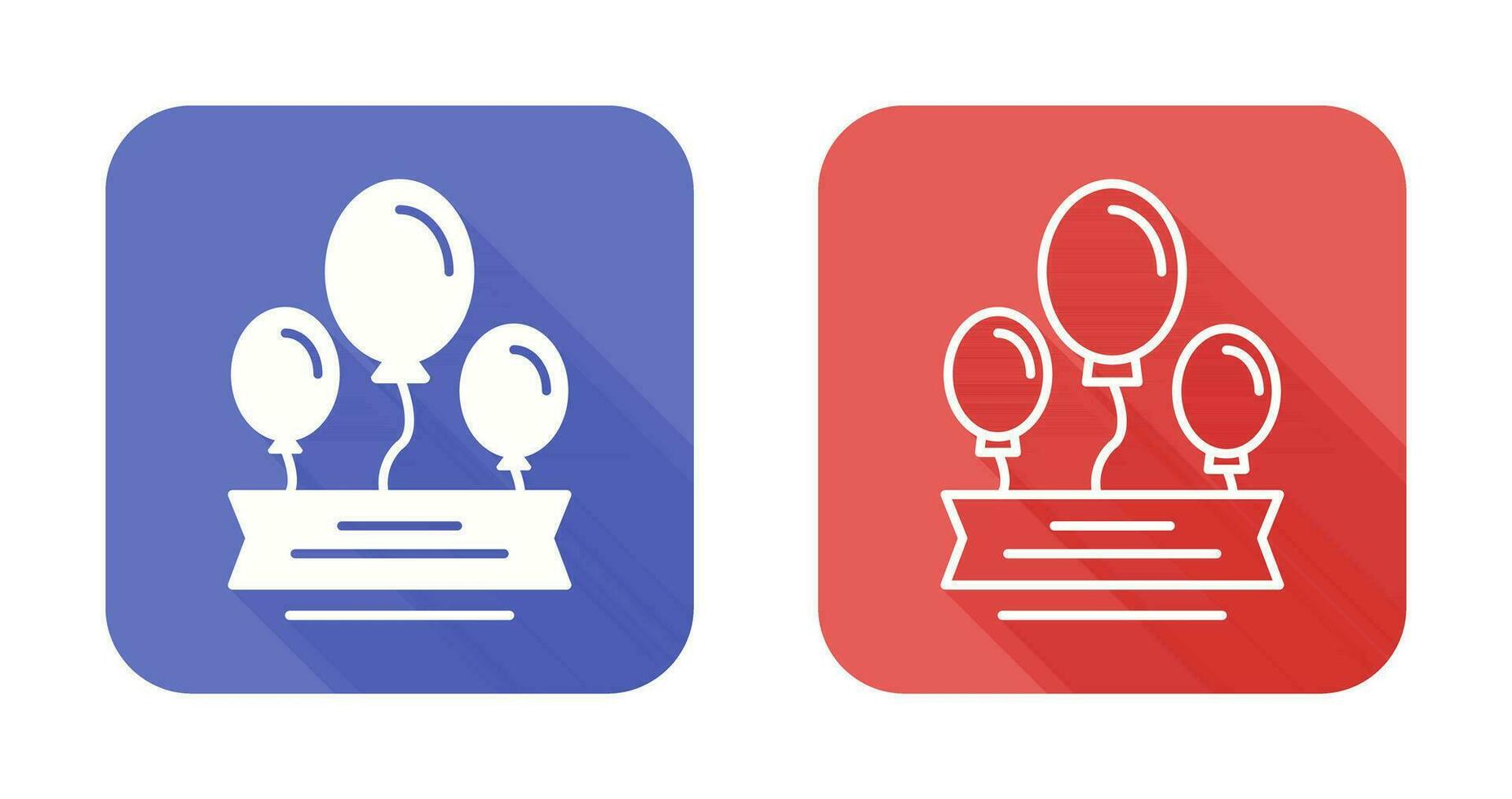 Balloons Vector Icon