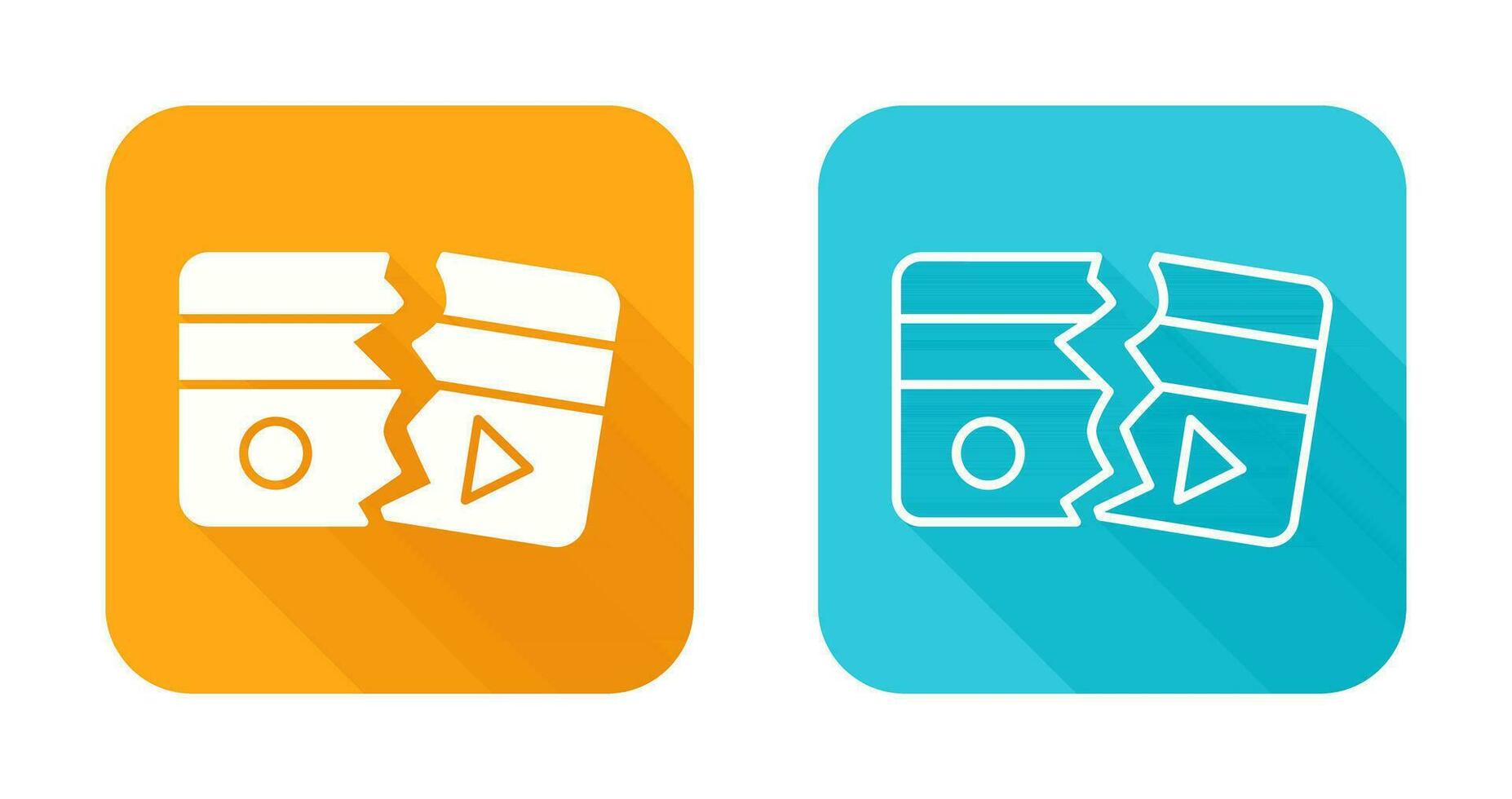 Broken Vector Icon