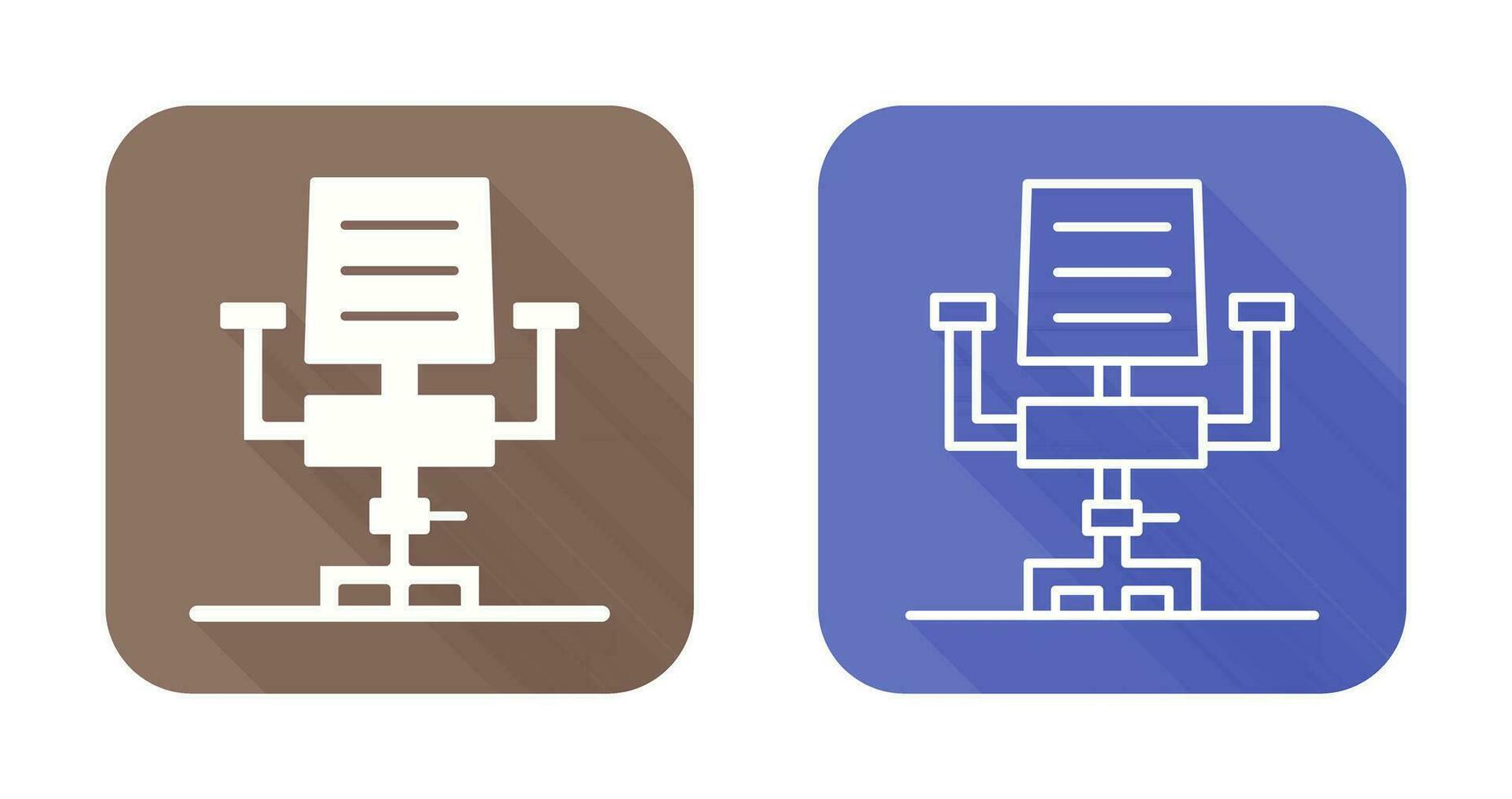 Desk Chair Vector Icon