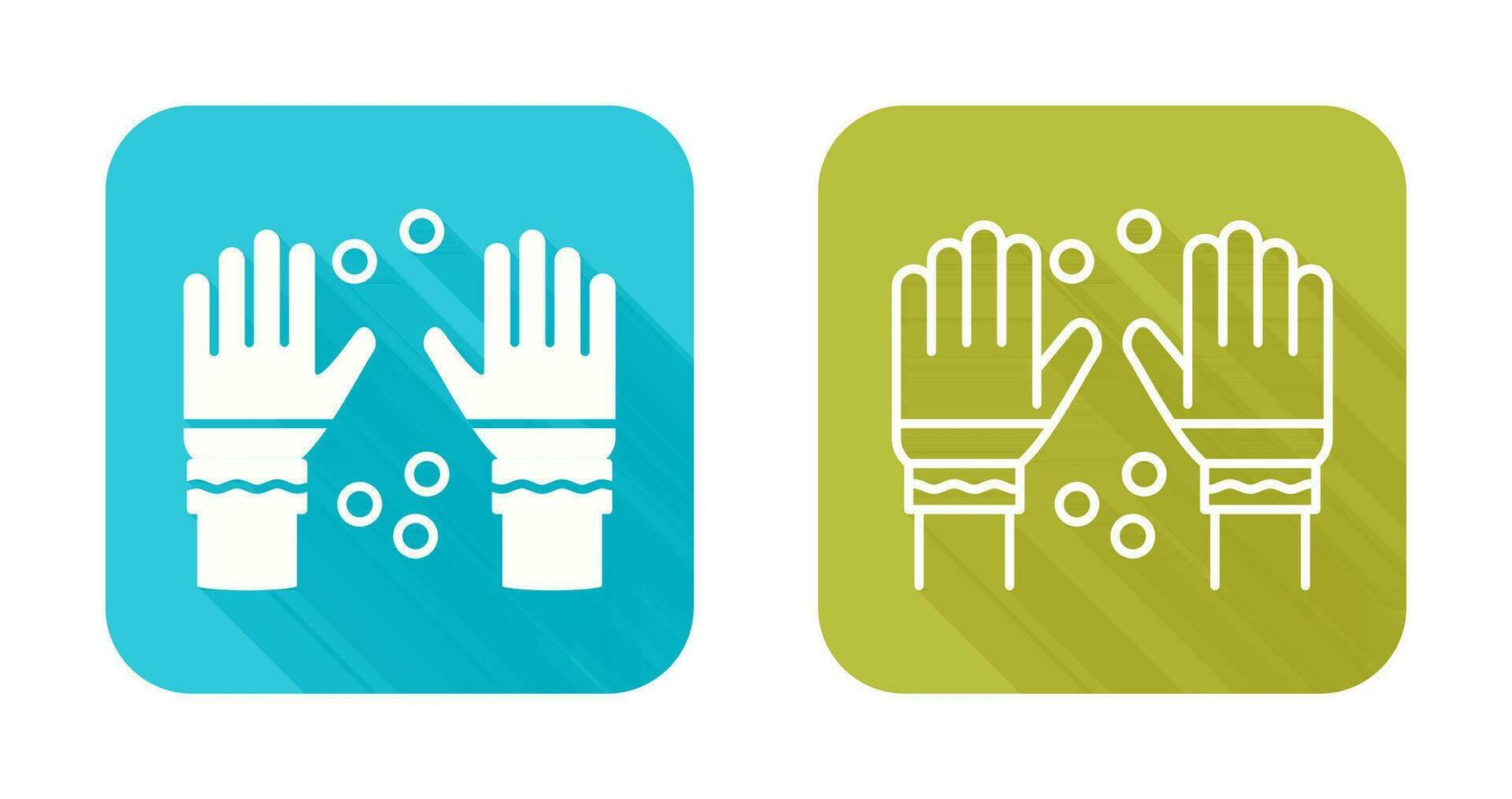 Winter Gloves Vector Icon