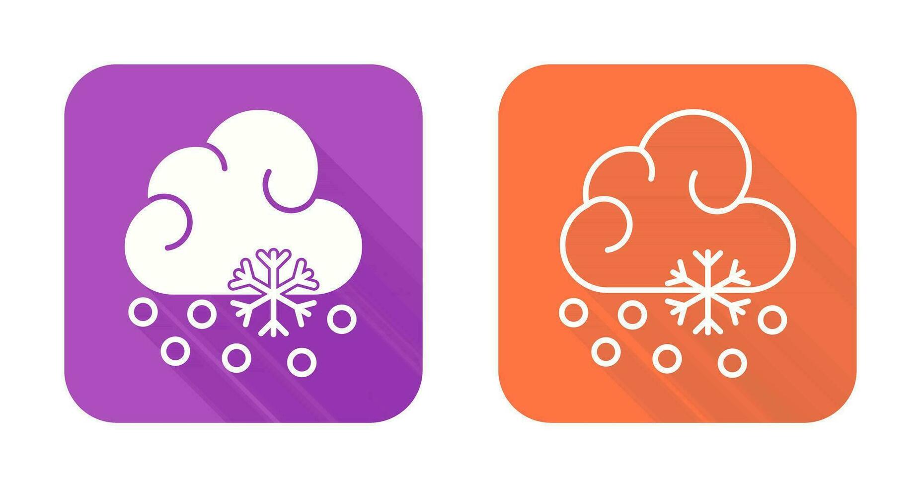 Snow Fall Vector Icon