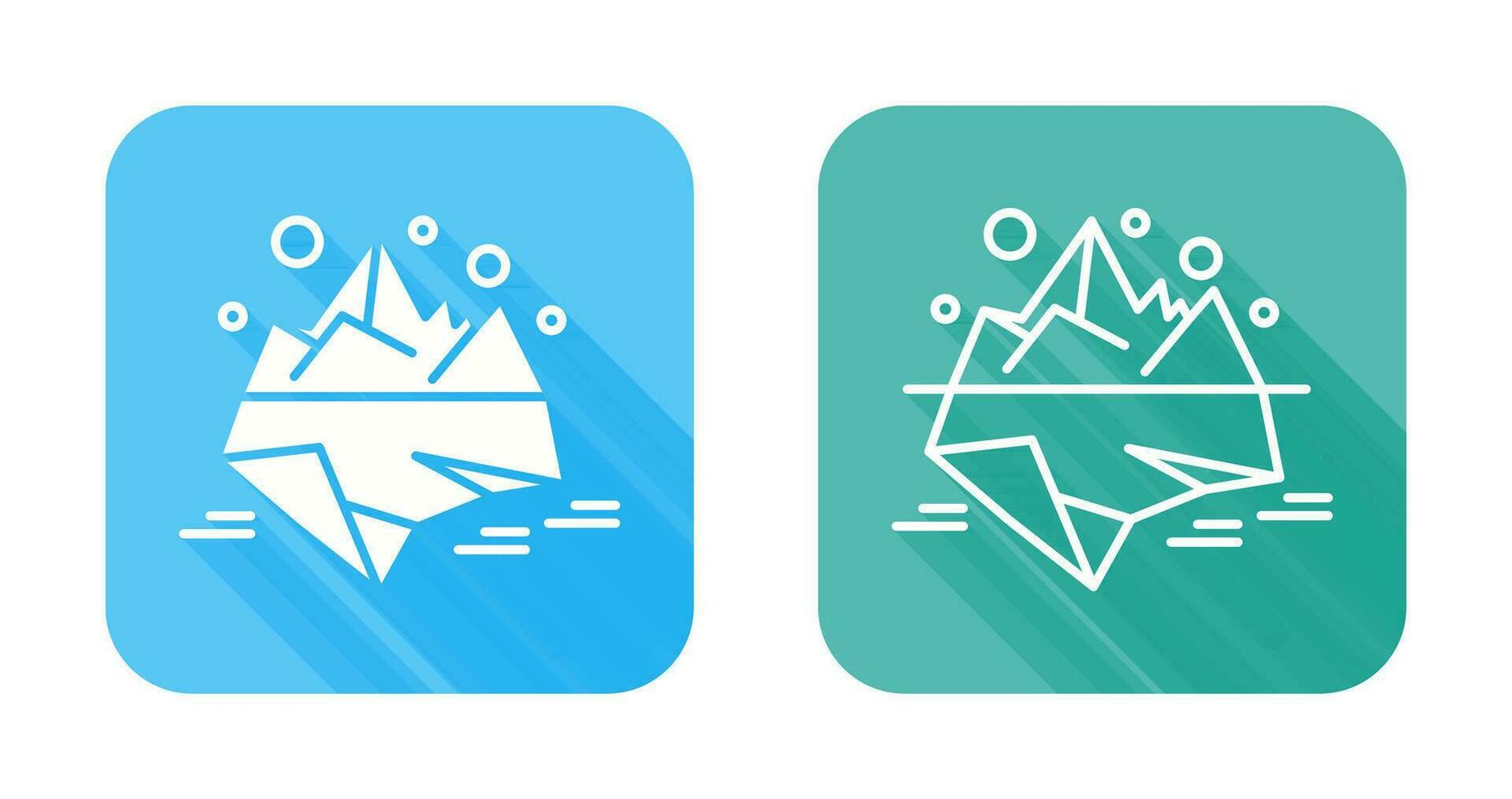 Iceberg Vector Icon