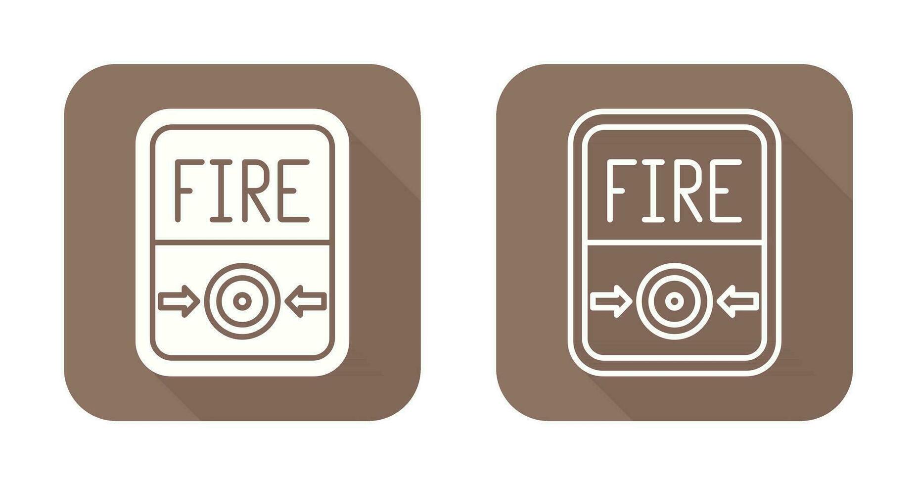 Fire Button Vector Icon