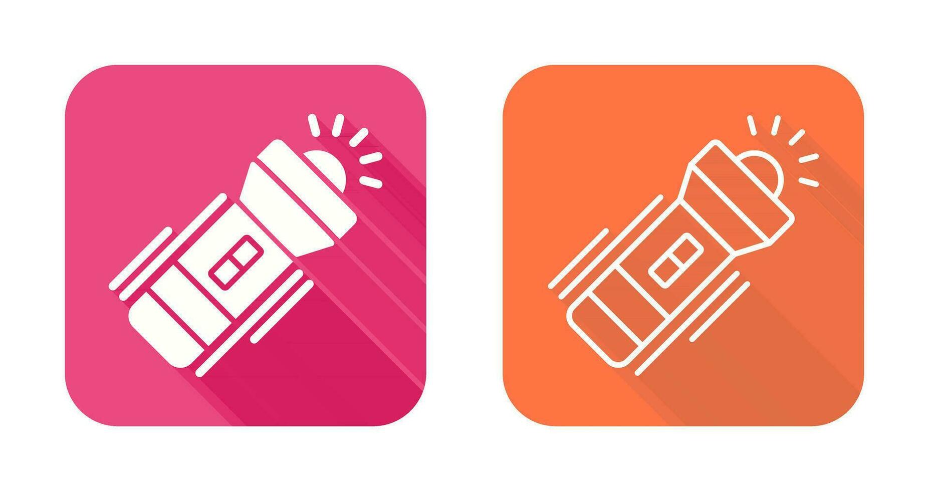 Flashlight Vector Icon