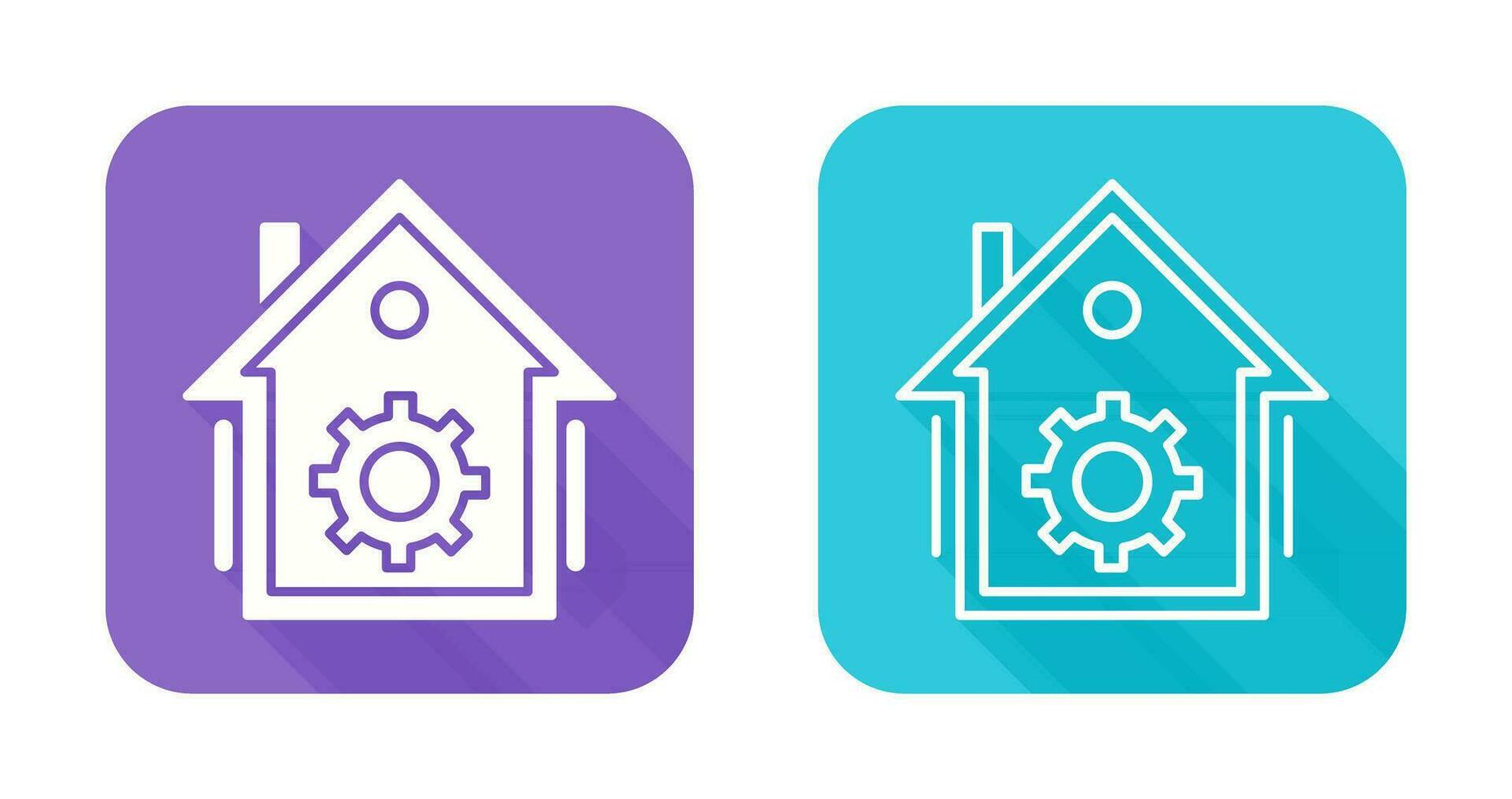 icono de vector de automatización del hogar