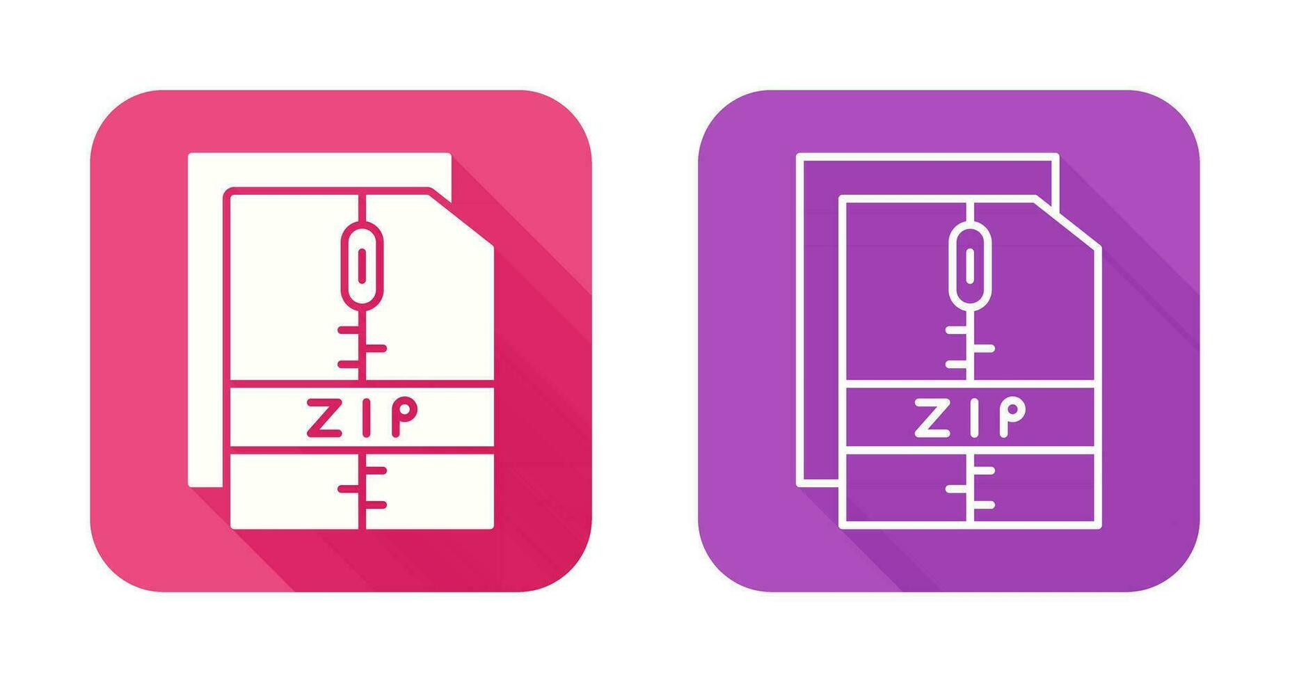 Zip File Vector Icon