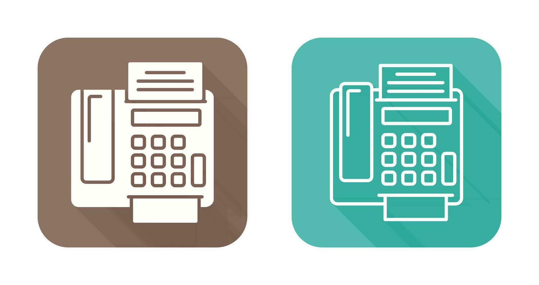 fax Machine Vector Icon