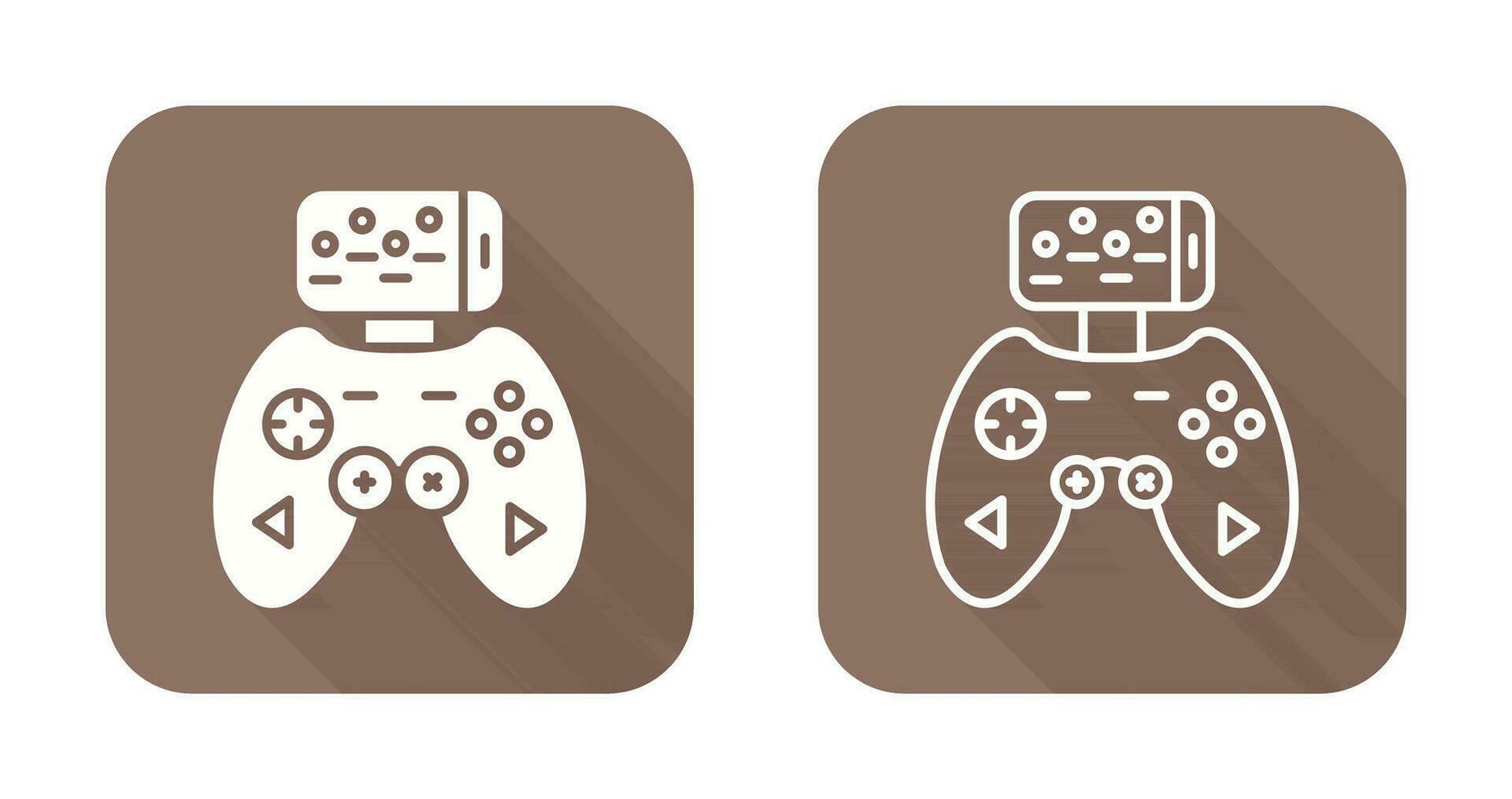 icono de vector de controlador de juego