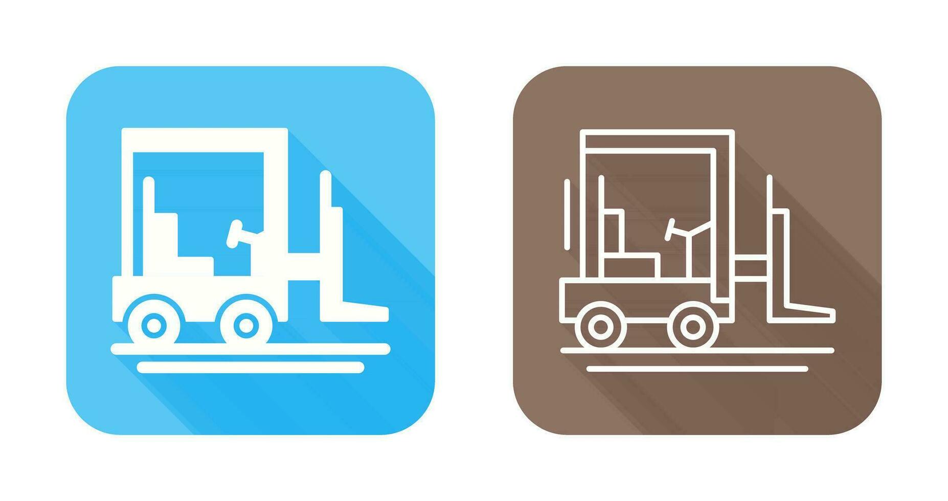 Forklift Vector Icon