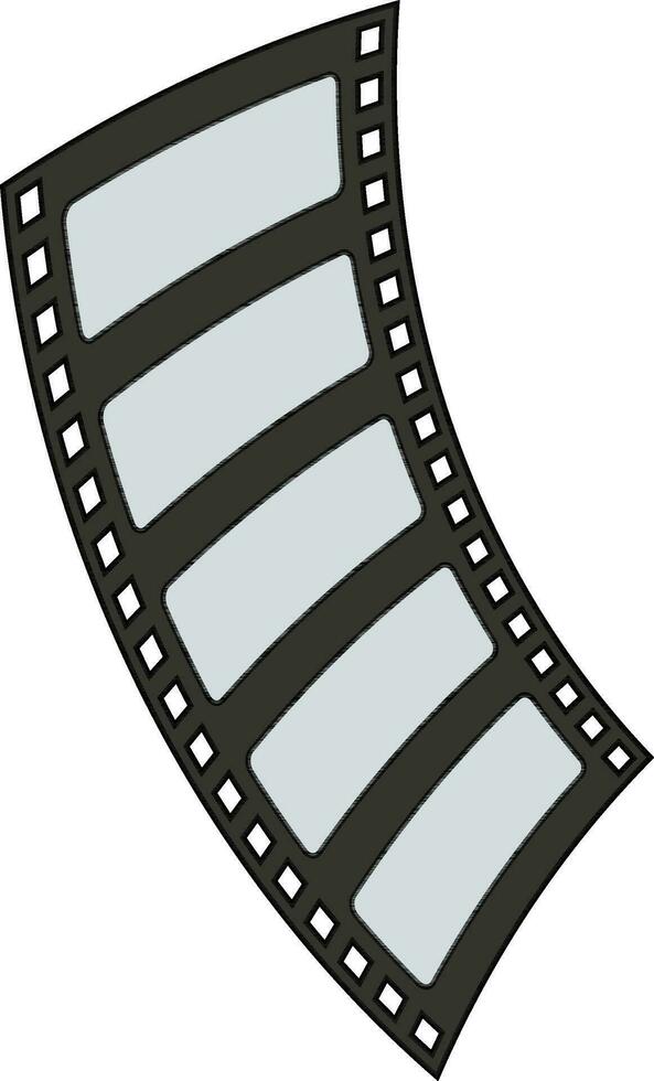 Illustration of filmstrip. vector