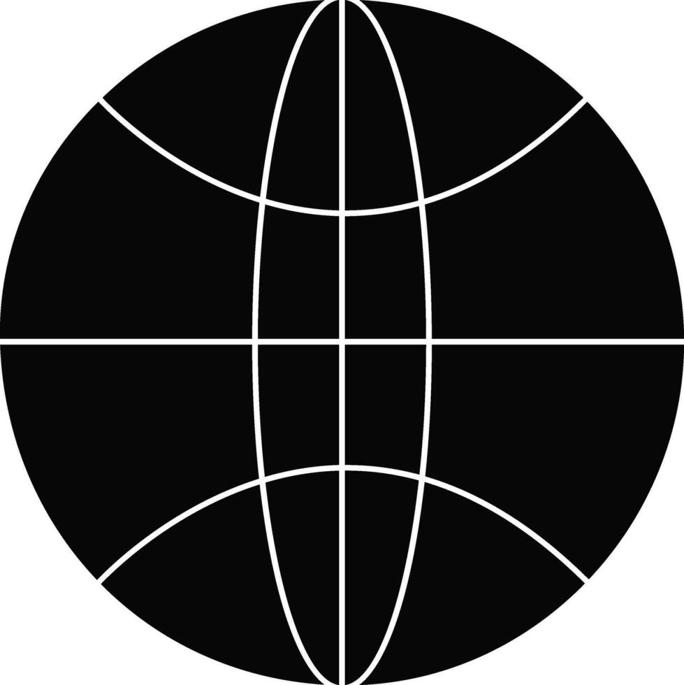 Black and white earth globe. 25320621 Vector Art at Vecteezy