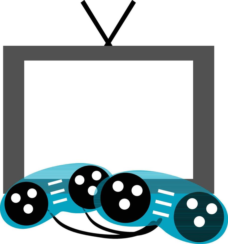 Vector video game sign or symbol.