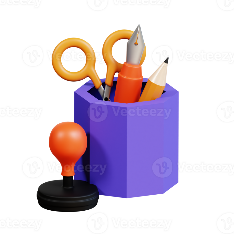 Office Tools 3D Icon png
