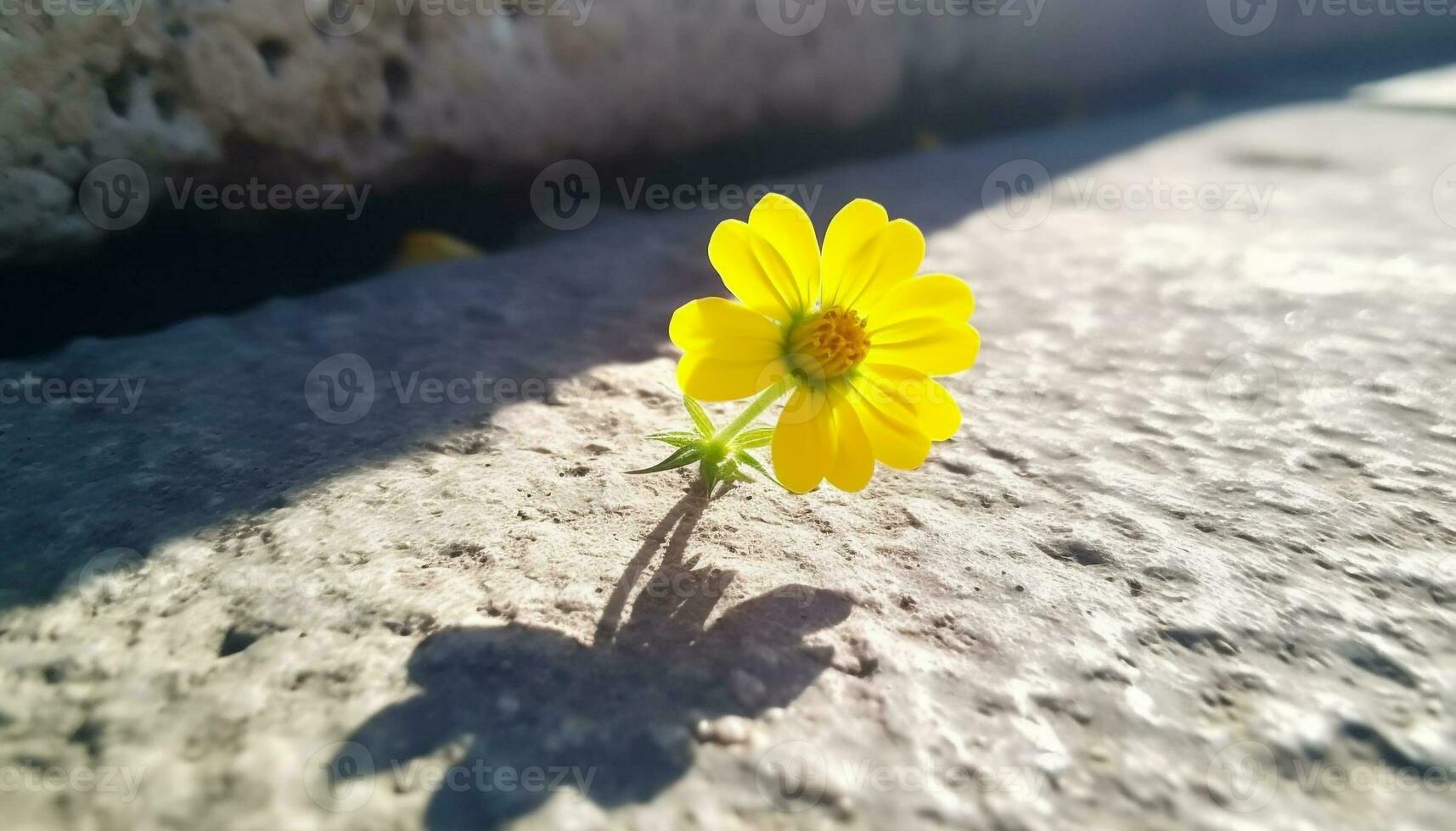 girasol flores en tranquilo prado, rodeado por naturaleza belleza generado por ai foto