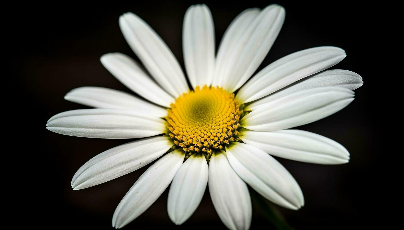 Chamomile plant, grass, and daisy beauty in nature growth generated by AI photo