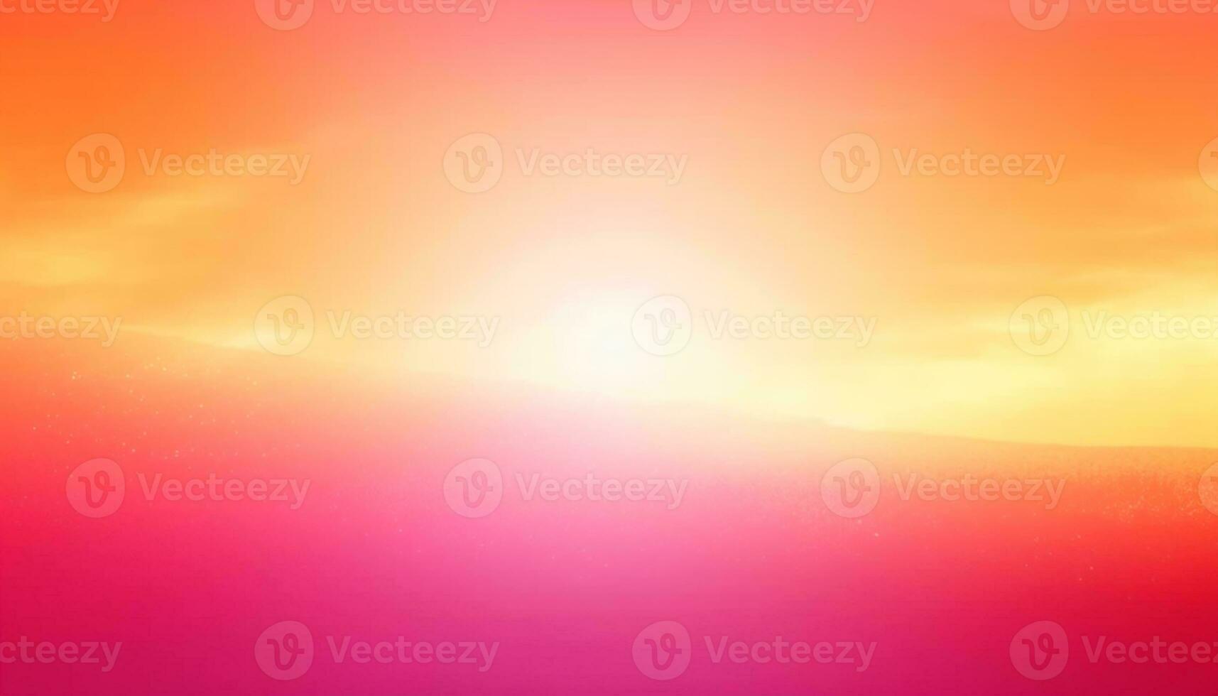 Vibrant sunset sky, glowing horizon, nature fantasy in multi color backdrop generated by AI photo