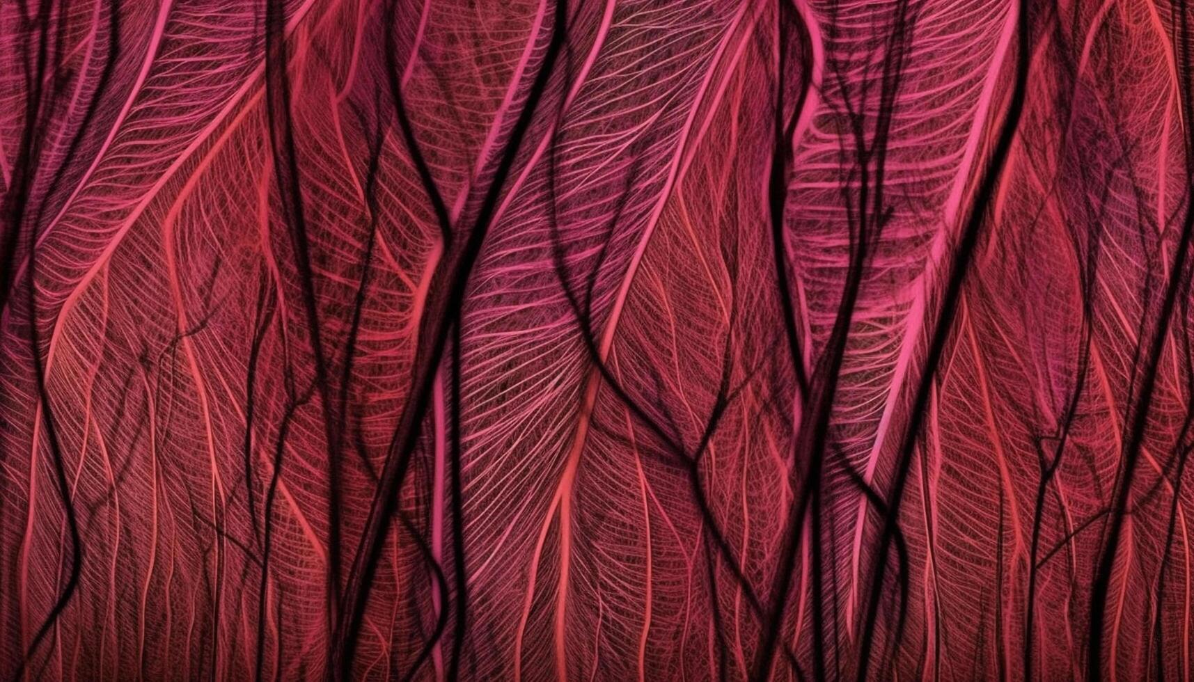 Silk plant textile with shiny wave pattern, elegant nature backdrop