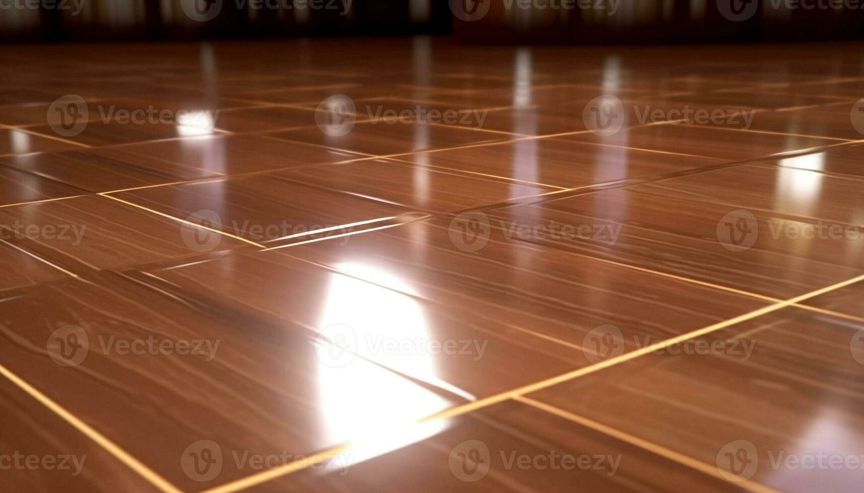 madera dura tablones en un fila crear moderno a rayas piso diseño generado por ai foto