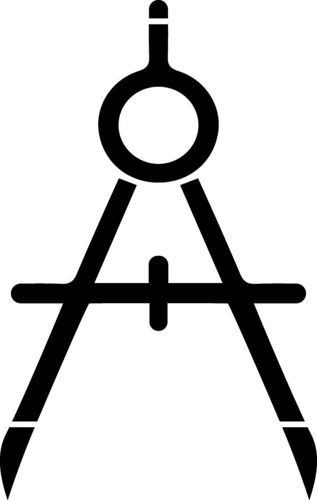 Vector illustration of compass icon.