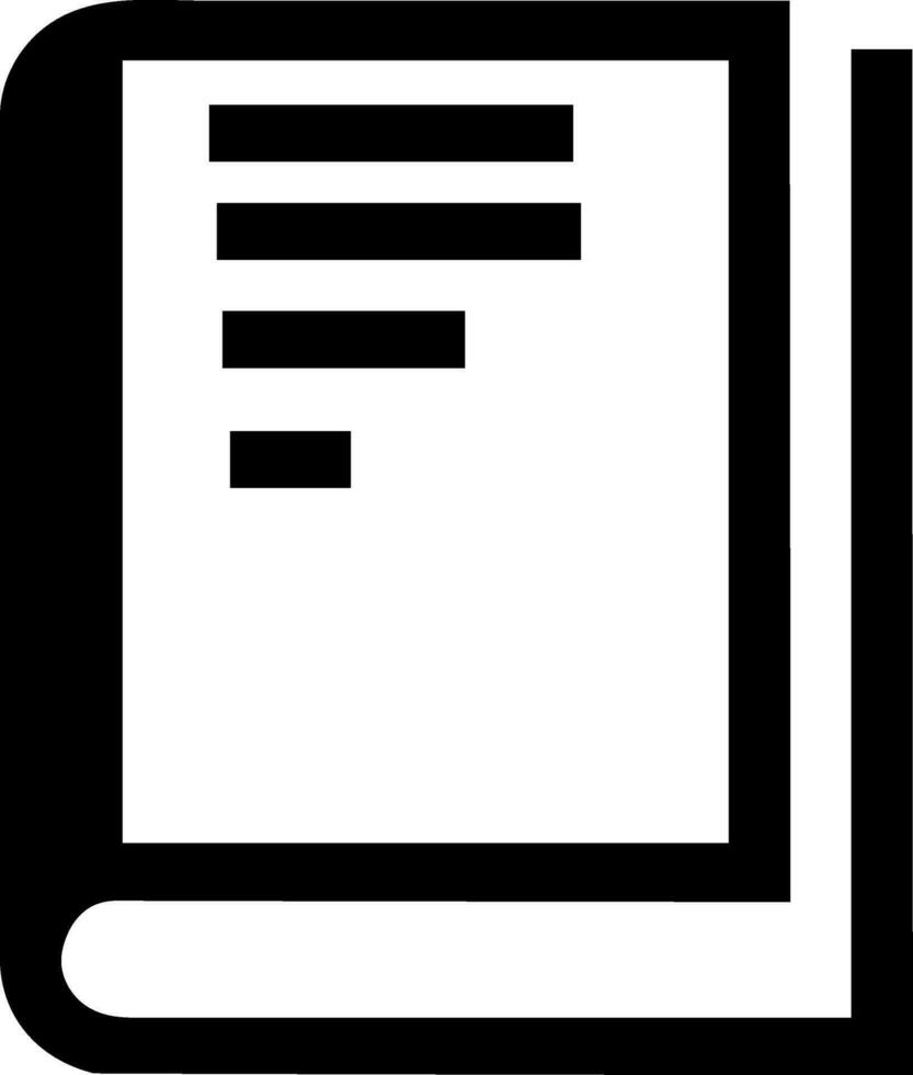 Vector illustration of book icon.