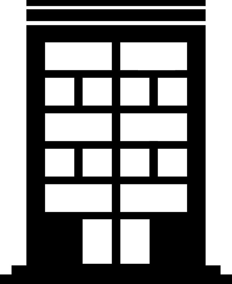 Illustration of a building. vector