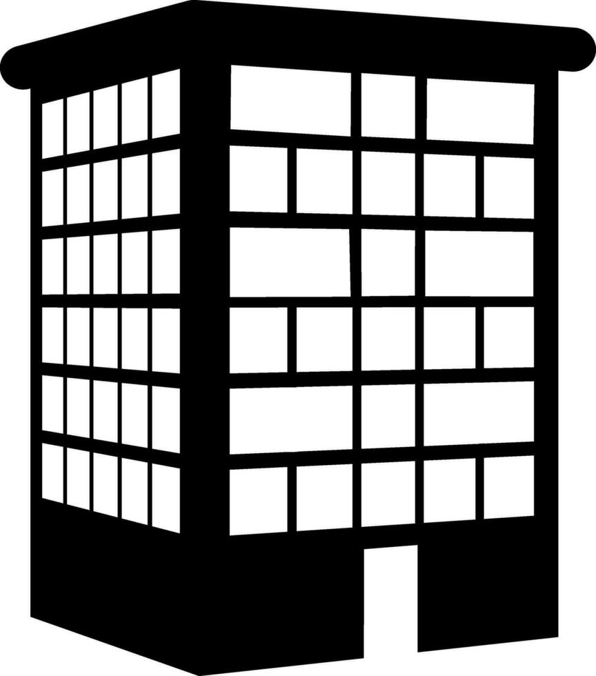 Illustration of a building. vector