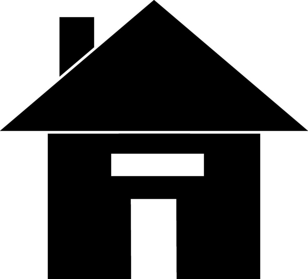 Illustration of a hut. vector