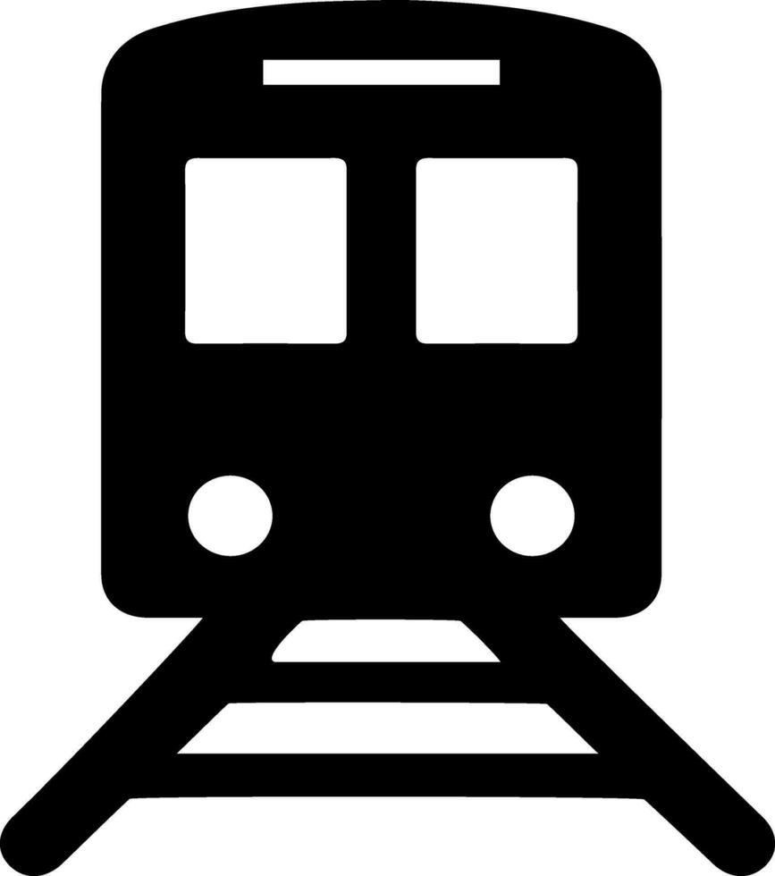 Flat illustration of a train. vector
