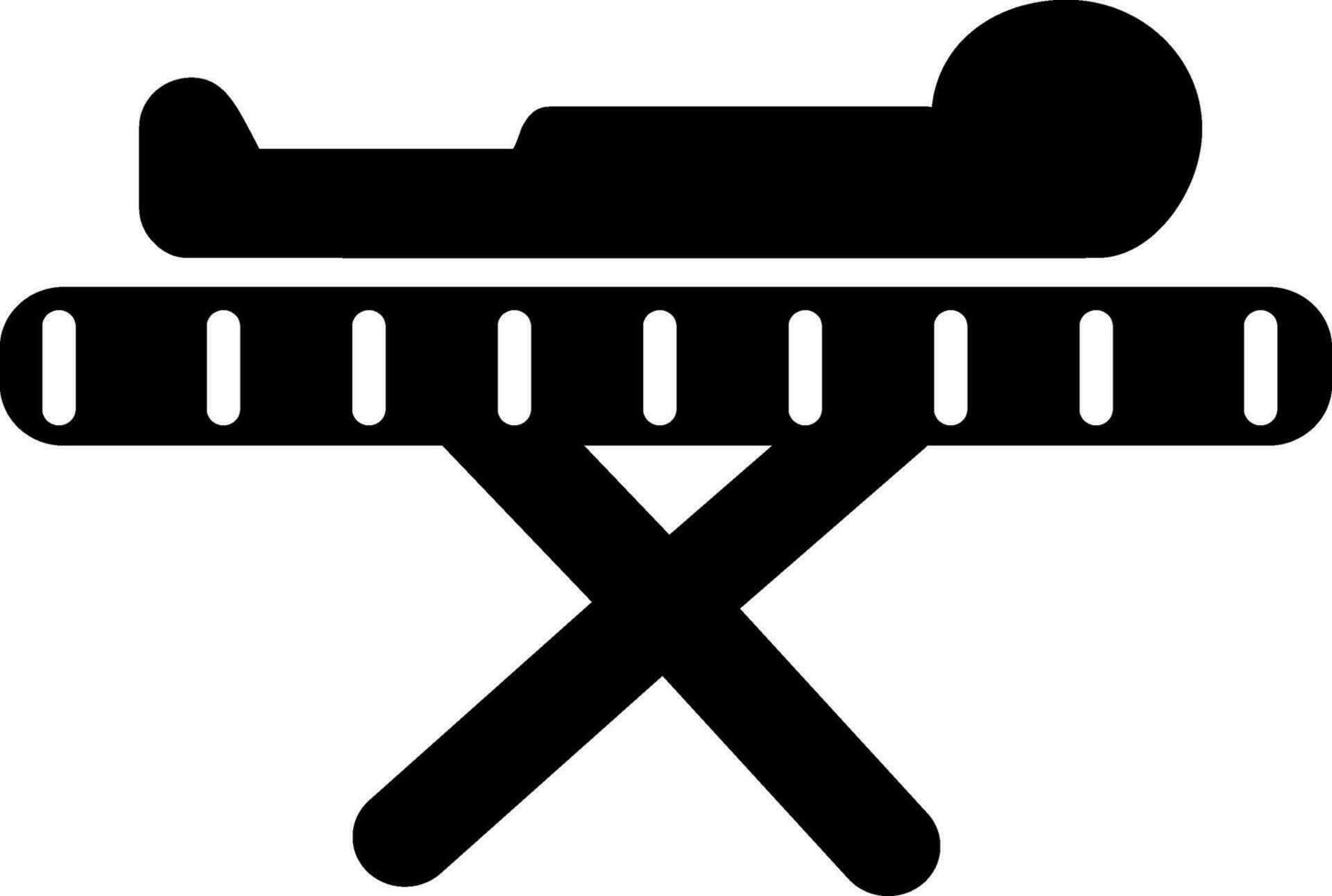Vector sign or symbol of patient.