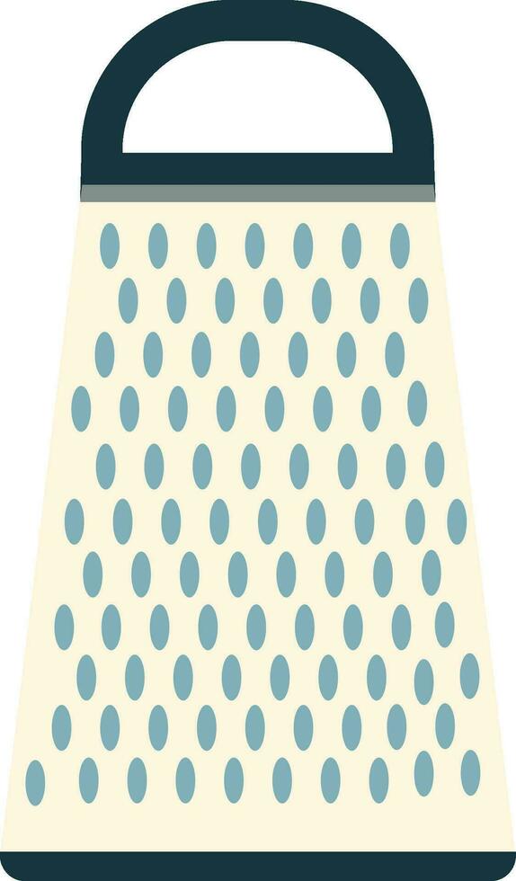 Shower with water drops in flat style. vector