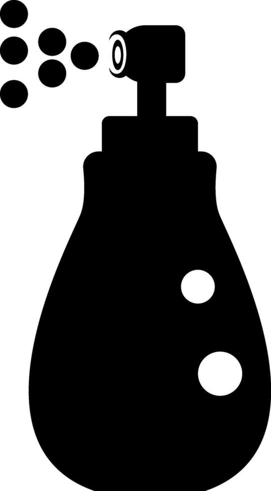 Spray Bottle icon in flat style. vector