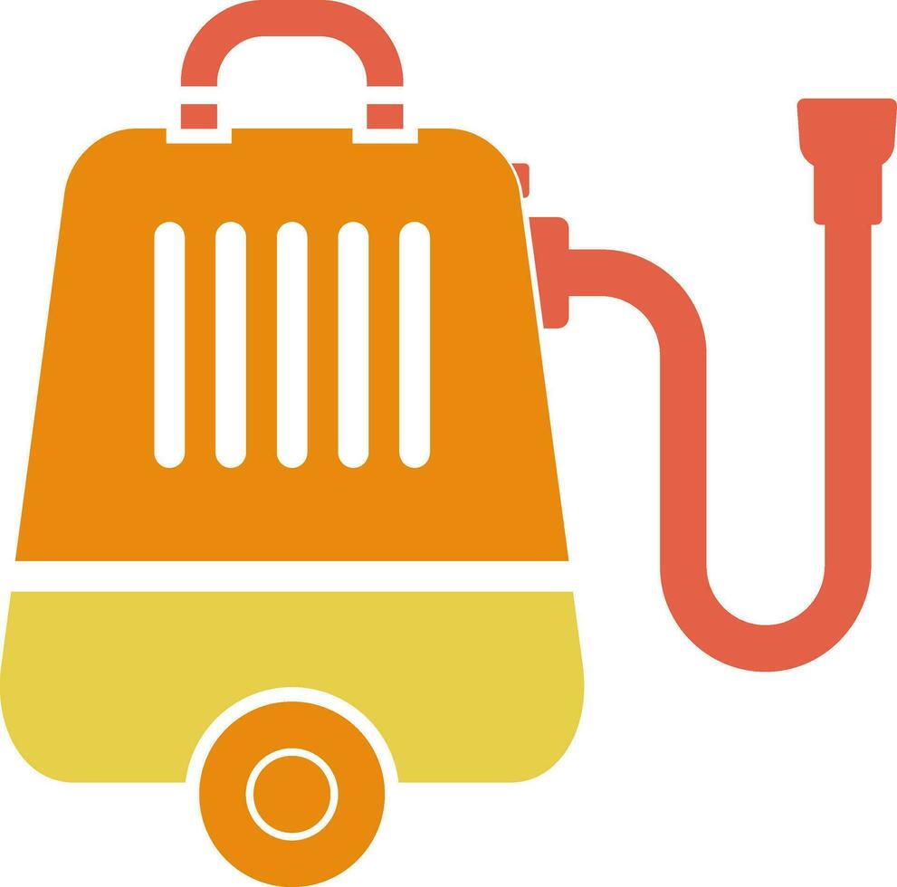 Colorful icon of Vacuum Cleaner. vector