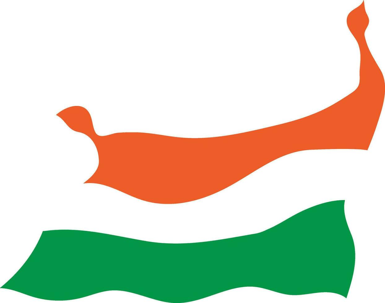 Indian flag color poster banner. vector