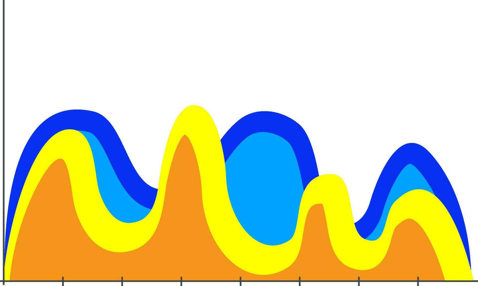 Flat illustration of an infographic element. vector