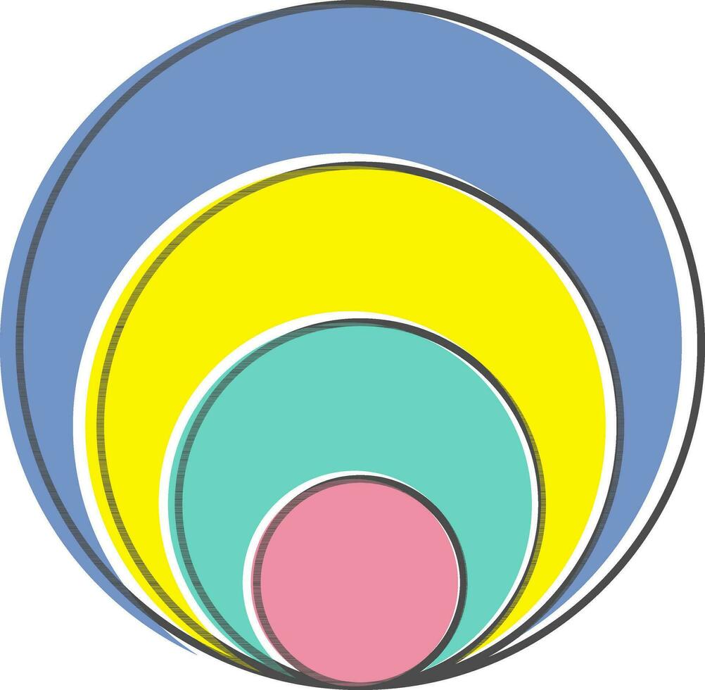 Colorful flat infographic element. vector
