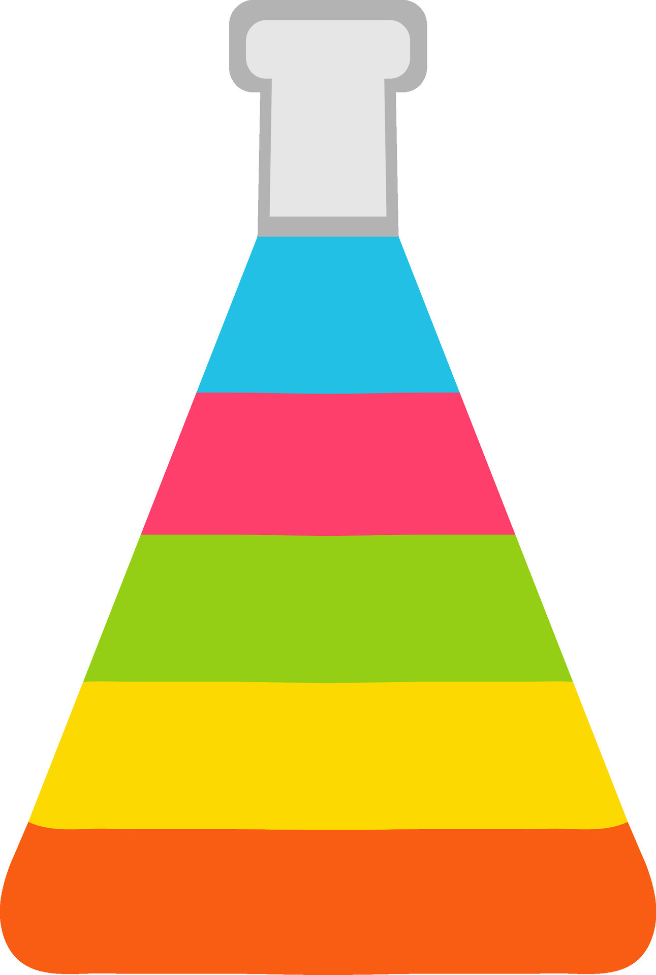 Flask shaped infographic element for Business. 25324341 Vector Art at