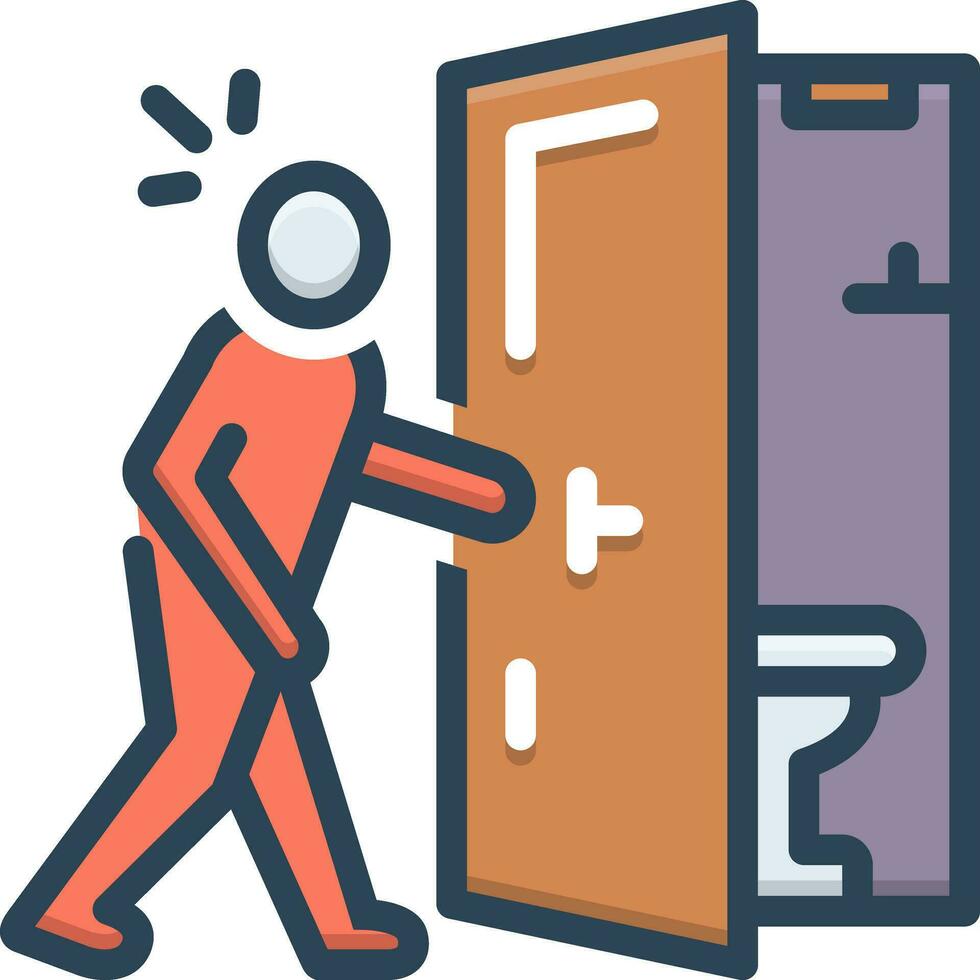 color icon for incontinence vector