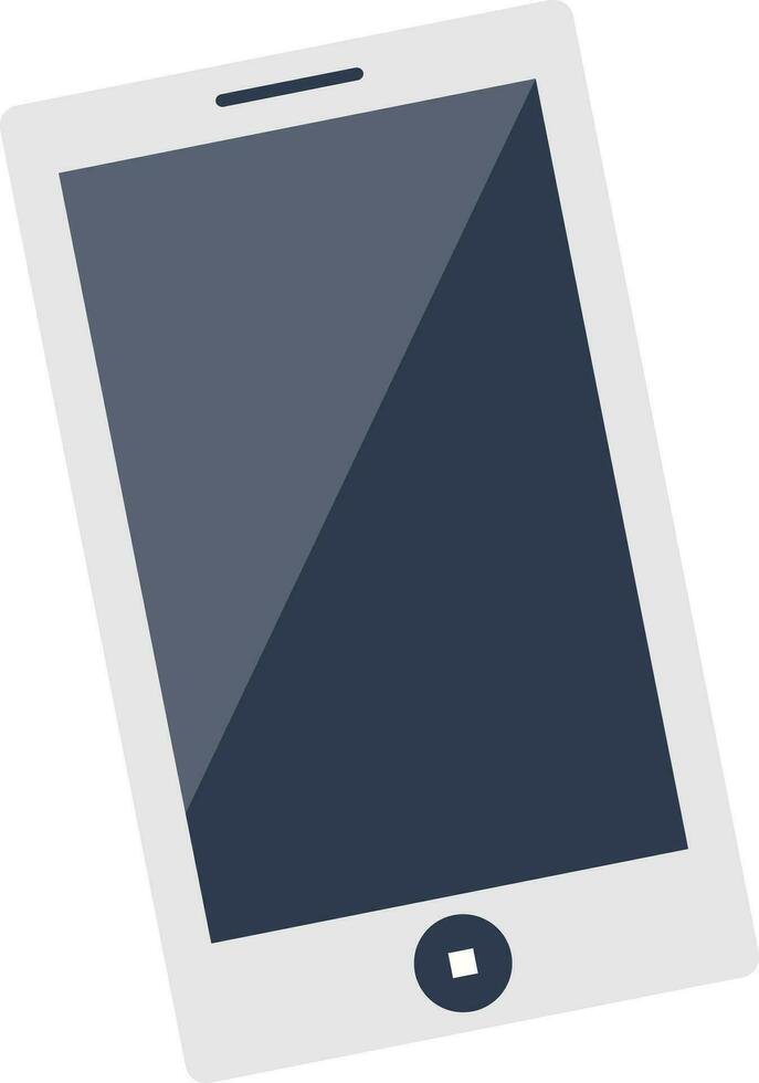 Flat illustration of a smartphone. vector