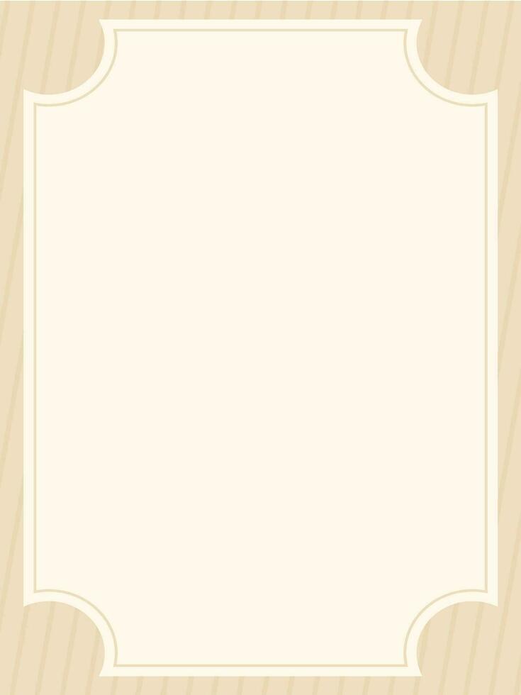 Rectangular shape blank frame. vector