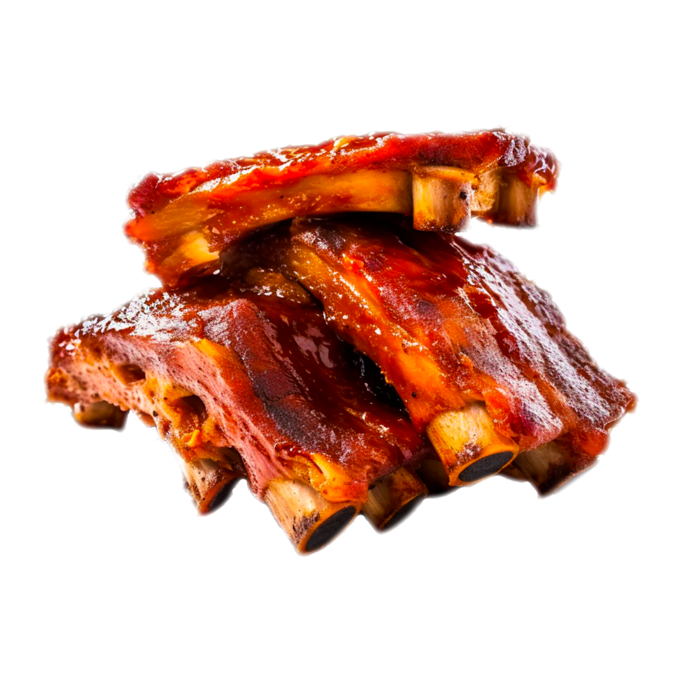 Spare Ribs Barbecue Generative Ai png